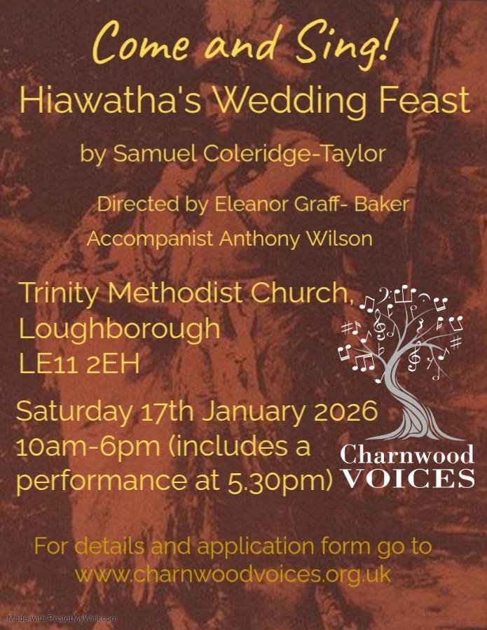 Come and Sing 2026 - Hiawatha's Wedding Feast 